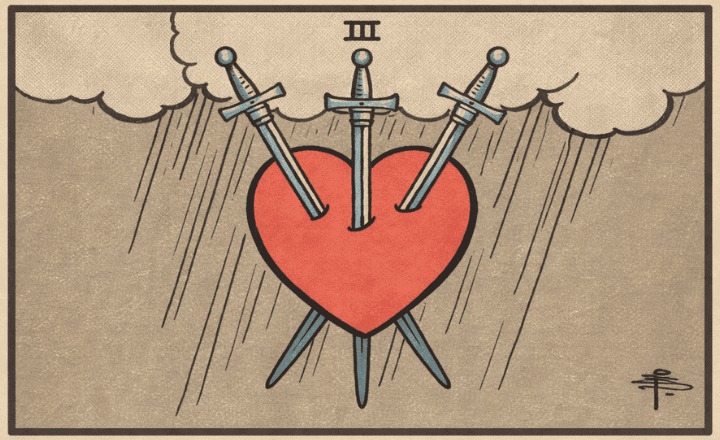 Does Three of Swords Always Mean Breakup? Meanings, Love, Business